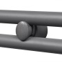 Gerader grauer Badheizkörper 600 x 1160 mm von vidaXL, Heizkörper - Ref: Foro24-141892, Preis: 112,49 €, Rabatt: %