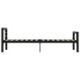 Schwarz-weißes Metallbettgestell 90x200 cm von vidaXL, Betten und Lattenroste - Ref: Foro24-284550, Preis: 106,86 €, Rabatt: %