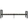 Schwarz-weißes Metallbettgestell 90x200 cm von vidaXL, Betten und Lattenroste - Ref: Foro24-284550, Preis: 107,80 €, Rabatt: %