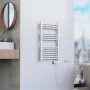 EISL Bathroom radiator with timer white 80x50x15 cm by EISL, Radiators - Ref: Foro24-438838, Price: 277,14 €, Discount: %