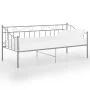 Gray metal sofa bed frame 90x200 cm by vidaXL, Beds and slatted bases - Ref: Foro24-324775, Price: 126,66 €, Discount: %