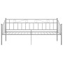 Gray metal sofa bed frame 90x200 cm by vidaXL, Beds and slatted bases - Ref: Foro24-324775, Price: 129,37 €, Discount: %