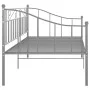 Gray metal sofa bed frame 90x200 cm by vidaXL, Beds and slatted bases - Ref: Foro24-324775, Price: 126,66 €, Discount: %