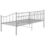 Gray metal sofa bed frame 90x200 cm by vidaXL, Beds and slatted bases - Ref: Foro24-324775, Price: 126,66 €, Discount: %