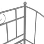 Gray metal sofa bed frame 90x200 cm by vidaXL, Beds and slatted bases - Ref: Foro24-324775, Price: 129,37 €, Discount: %