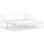 White metal removable sofa bed frame 90x200 cm by vidaXL, Beds and slatted bases - Ref: Foro24-324765, Price: 197,29 €, Disco...