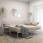 White metal removable sofa bed frame 90x200 cm by vidaXL, Beds and slatted bases - Ref: Foro24-324765, Price: 197,29 €, Disco...