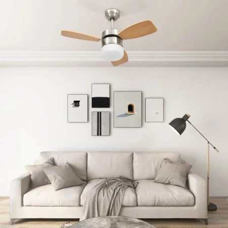 Deckenventilator mit Licht, Fernbedienung 76 cm von vidaXL, Deckenventilatoren - Ref: Foro24-51492, Preis: 138,71 €, Rabatt: %