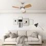 Deckenventilator mit Licht, Fernbedienung 76 cm von vidaXL, Deckenventilatoren - Ref: Foro24-51492, Preis: 138,71 €, Rabatt: %