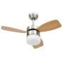 Deckenventilator mit Licht, Fernbedienung 76 cm von vidaXL, Deckenventilatoren - Ref: Foro24-51492, Preis: 138,71 €, Rabatt: %