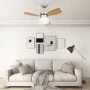 Deckenventilator mit Licht, Fernbedienung 76 cm von vidaXL, Deckenventilatoren - Ref: Foro24-51492, Preis: 138,71 €, Rabatt: %