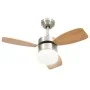 Deckenventilator mit Licht, Fernbedienung 76 cm von vidaXL, Deckenventilatoren - Ref: Foro24-51492, Preis: 138,71 €, Rabatt: %