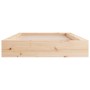 Estructura de cama individual pequeña madera maciza 75x190 cm de vidaXL, Camas y somieres - Ref: Foro24-820696, Precio: 97,45...