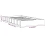 Small solid wood single bed frame 75x190 cm by vidaXL, Beds and slatted bases - Ref: Foro24-820696, Price: 71,23 €, Discount: %