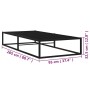 Estructura de cama de metal negra 90x200 cm de vidaXL, Camas y somieres - Ref: Foro24-324785, Precio: 153,31 €, Descuento: %