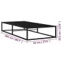Schwarzer Metallbettrahmen 90x200 cm von vidaXL, Betten und Lattenroste - Ref: Foro24-324785, Preis: 132,06 €, Rabatt: %