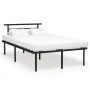 Schwarzer Metallbettrahmen 120x200 cm von vidaXL, Betten und Lattenroste - Ref: Foro24-324826, Preis: 86,18 €, Rabatt: %
