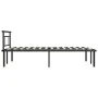 Schwarzer Metallbettrahmen 120x200 cm von vidaXL, Betten und Lattenroste - Ref: Foro24-324826, Preis: 86,18 €, Rabatt: %