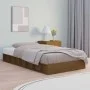 Honey brown solid wood single bed frame 75x190 cm by vidaXL, Beds and slatted bases - Ref: Foro24-820699, Price: 134,24 €, Di...