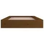 Honey brown solid wood single bed frame 75x190 cm by vidaXL, Beds and slatted bases - Ref: Foro24-820699, Price: 134,24 €, Di...