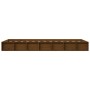Honey brown solid wood single bed frame 75x190 cm by vidaXL, Beds and slatted bases - Ref: Foro24-820699, Price: 136,60 €, Di...
