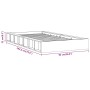 Honey brown solid wood single bed frame 75x190 cm by vidaXL, Beds and slatted bases - Ref: Foro24-820699, Price: 136,60 €, Di...
