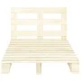 Estructura de cama de palés madera maciza de pino 120x200 cm de vidaXL, Camas y somieres - Ref: Foro24-285243, Precio: 132,25...