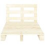 Estructura de cama de palés madera maciza de pino 120x200 cm de vidaXL, Camas y somieres - Ref: Foro24-285243, Precio: 132,08...
