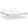 Bettgestell aus weißem Metall, 180 x 200 cm von vidaXL, Betten und Lattenroste - Ref: Foro24-324836, Preis: 94,95 €, Rabatt: %