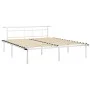 Bettgestell aus weißem Metall, 180 x 200 cm von vidaXL, Betten und Lattenroste - Ref: Foro24-324836, Preis: 94,95 €, Rabatt: %