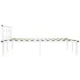 Bettgestell aus weißem Metall, 180 x 200 cm von vidaXL, Betten und Lattenroste - Ref: Foro24-324836, Preis: 94,95 €, Rabatt: %