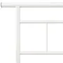 Bettgestell aus weißem Metall, 180 x 200 cm von vidaXL, Betten und Lattenroste - Ref: Foro24-324836, Preis: 94,95 €, Rabatt: %