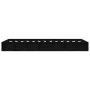 Estructura de cama doble de madera maciza negro 135x190 cm de vidaXL, Camas y somieres - Ref: Foro24-820715, Precio: 165,82 €...