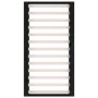 Black solid wood double bed frame 135x190 cm by vidaXL, Beds and slatted bases - Ref: Foro24-820715, Price: 168,50 €, Discoun...