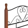 Black metal bed frame 90x200 cm by vidaXL, Beds and slatted bases - Ref: Foro24-324932, Price: 112,36 €, Discount: %