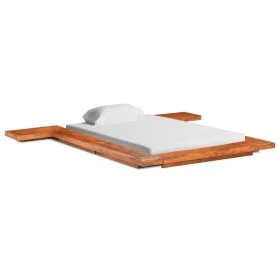Structure for Japanese futon solid acacia wood 100x200 cm by vidaXL, Beds and slatted bases - Ref: Foro24-3056420, Price: 346...