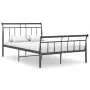 Schwarzer Metallbettrahmen 120x200 cm von vidaXL, Betten und Lattenroste - Ref: Foro24-325036, Preis: 104,68 €, Rabatt: %