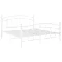 Bettgestell aus weißem Metall, 180 x 200 cm von vidaXL, Betten und Lattenroste - Ref: Foro24-324983, Preis: 163,06 €, Rabatt: %