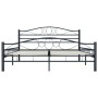 Estructura de cama de acero negra 140x200 cm de vidaXL, Camas y somieres - Ref: Foro24-285288, Precio: 147,45 €, Descuento: %
