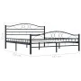 Bettrahmen aus schwarzem Stahl, 140 x 200 cm von vidaXL, Betten und Lattenroste - Ref: Foro24-285288, Preis: 146,00 €, Rabatt: %