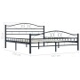 Estructura de cama de acero negra 140x200 cm de vidaXL, Camas y somieres - Ref: Foro24-285288, Precio: 147,45 €, Descuento: %