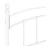 Bettgestell aus weißem Metall, 180 x 200 cm von vidaXL, Betten und Lattenroste - Ref: Foro24-324983, Preis: 163,06 €, Rabatt: %