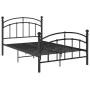 Schwarzer Metallbettrahmen 120x200 cm von vidaXL, Betten und Lattenroste - Ref: Foro24-324973, Preis: 127,68 €, Rabatt: %