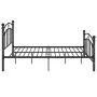 Schwarzer Metallbettrahmen 120x200 cm von vidaXL, Betten und Lattenroste - Ref: Foro24-324973, Preis: 127,68 €, Rabatt: %