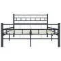 Bettrahmen aus schwarzem Stahl, 120 x 200 cm von vidaXL, Betten und Lattenroste - Ref: Foro24-285277, Preis: 125,34 €, Rabatt: %