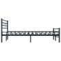 Estructura de cama de acero negra 120x200 cm de vidaXL, Camas y somieres - Ref: Foro24-285277, Precio: 127,57 €, Descuento: %