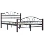 Estructura de cama de metal negro 120x200 cm de vidaXL, Camas y somieres - Ref: Foro24-285292, Precio: 146,42 €, Descuento: %
