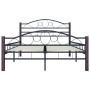 Estructura de cama de metal negro 120x200 cm de vidaXL, Camas y somieres - Ref: Foro24-285292, Precio: 148,87 €, Descuento: %