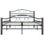 Estructura de cama de metal negro 120x200 cm de vidaXL, Camas y somieres - Ref: Foro24-285292, Precio: 146,42 €, Descuento: %