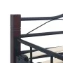 Estructura de cama de metal negro 120x200 cm de vidaXL, Camas y somieres - Ref: Foro24-285292, Precio: 146,42 €, Descuento: %